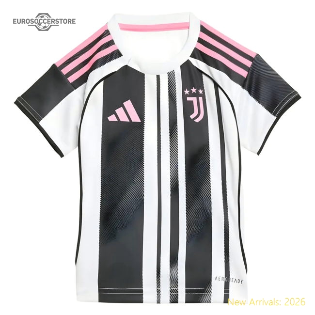 Genuine High-Quality 2025-2026 Juventus Home Baby Kit