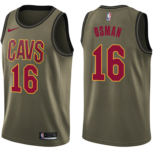 Green Nike C. Cavaliers #16 NBA Jersey NBA Fan Apparel Basketball Jersey