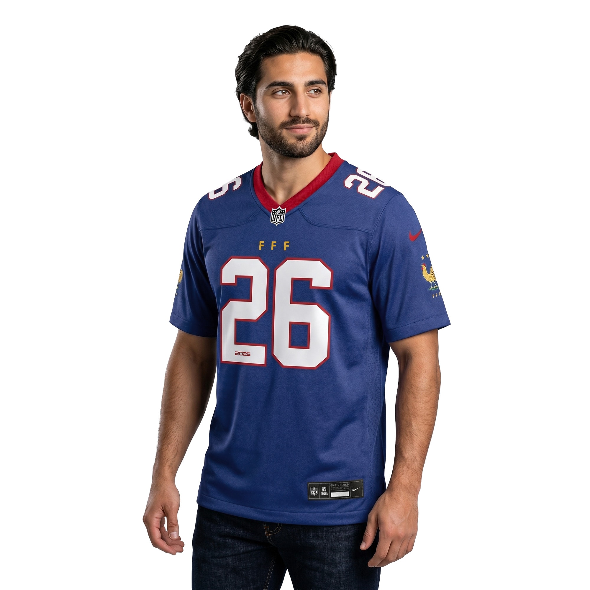 [SJH] France National Team x NFL Game Jersey - Blue