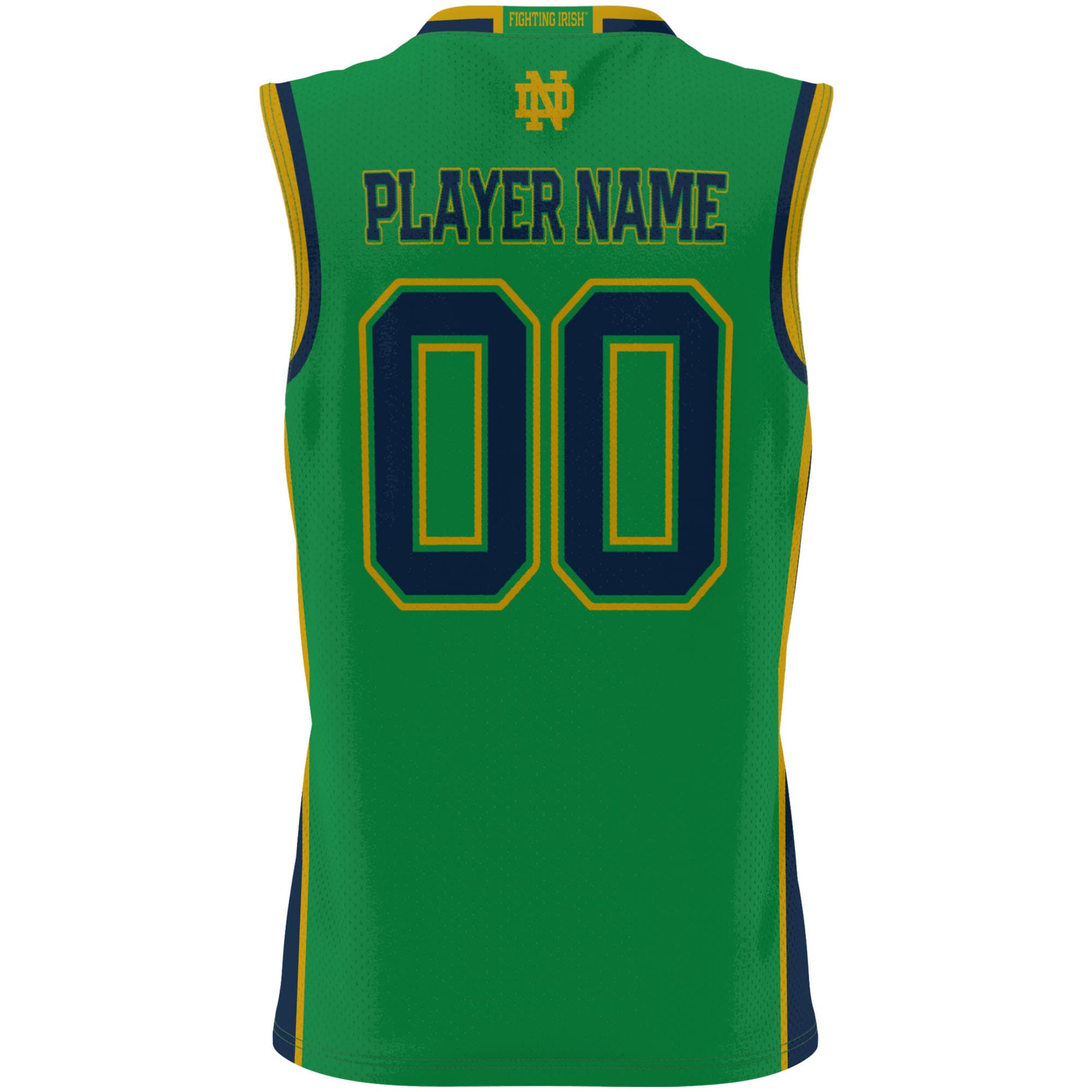 [NJP] Notre Dame Fighting Irish GameDay Greats Youth NIL Pick-A-Player Lightweight Women's Basketball Jersey - Green