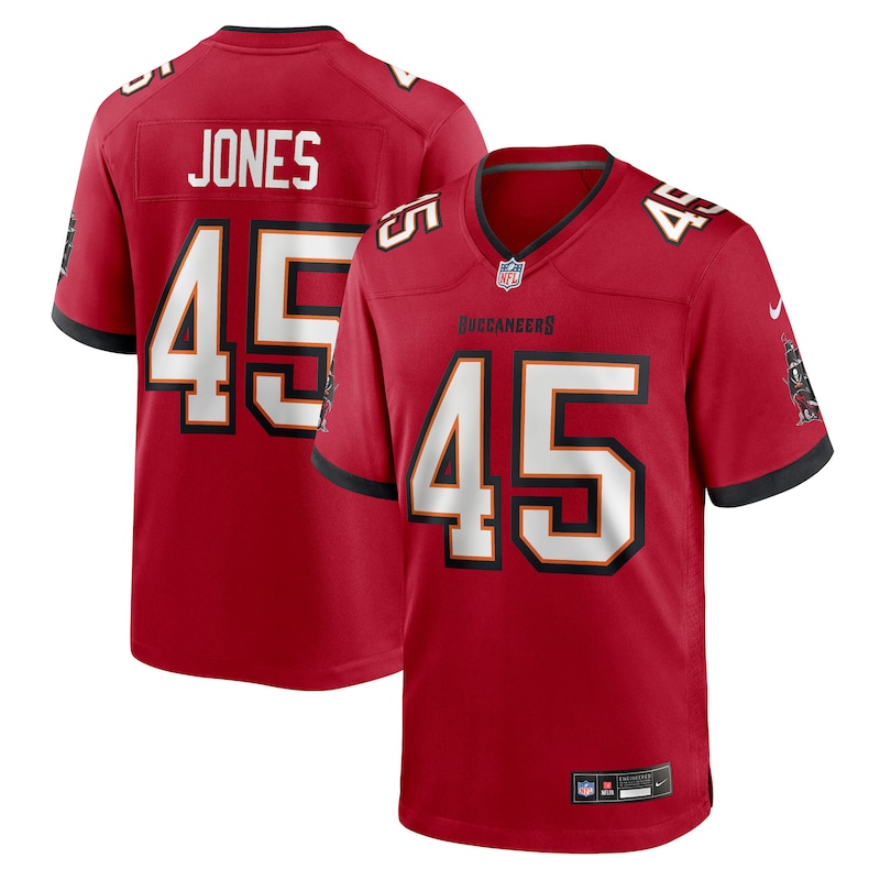 None Deion Jones TB Buccaneers Vintage Affordable Jersey Game Day Wear