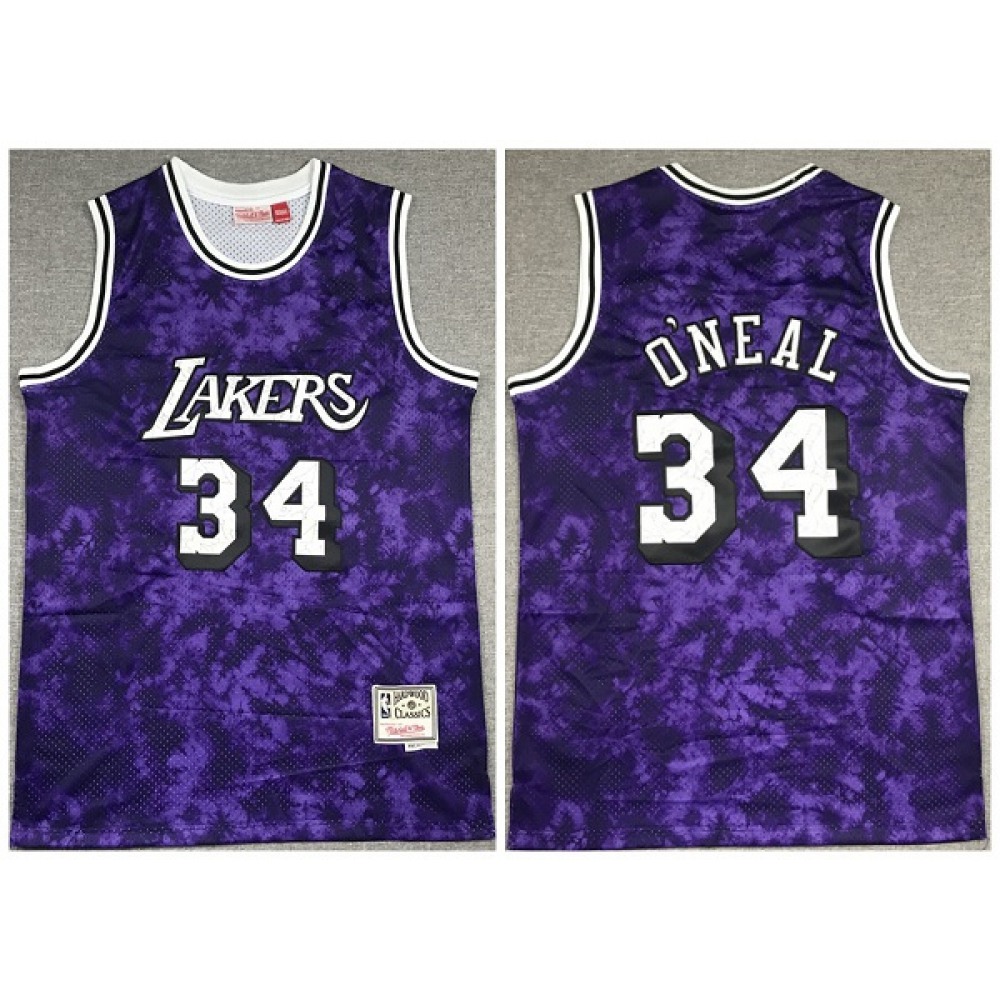 Limited Edition Jersey Los Angeles Lakers 34 Purple - - Basketball Fan Gear