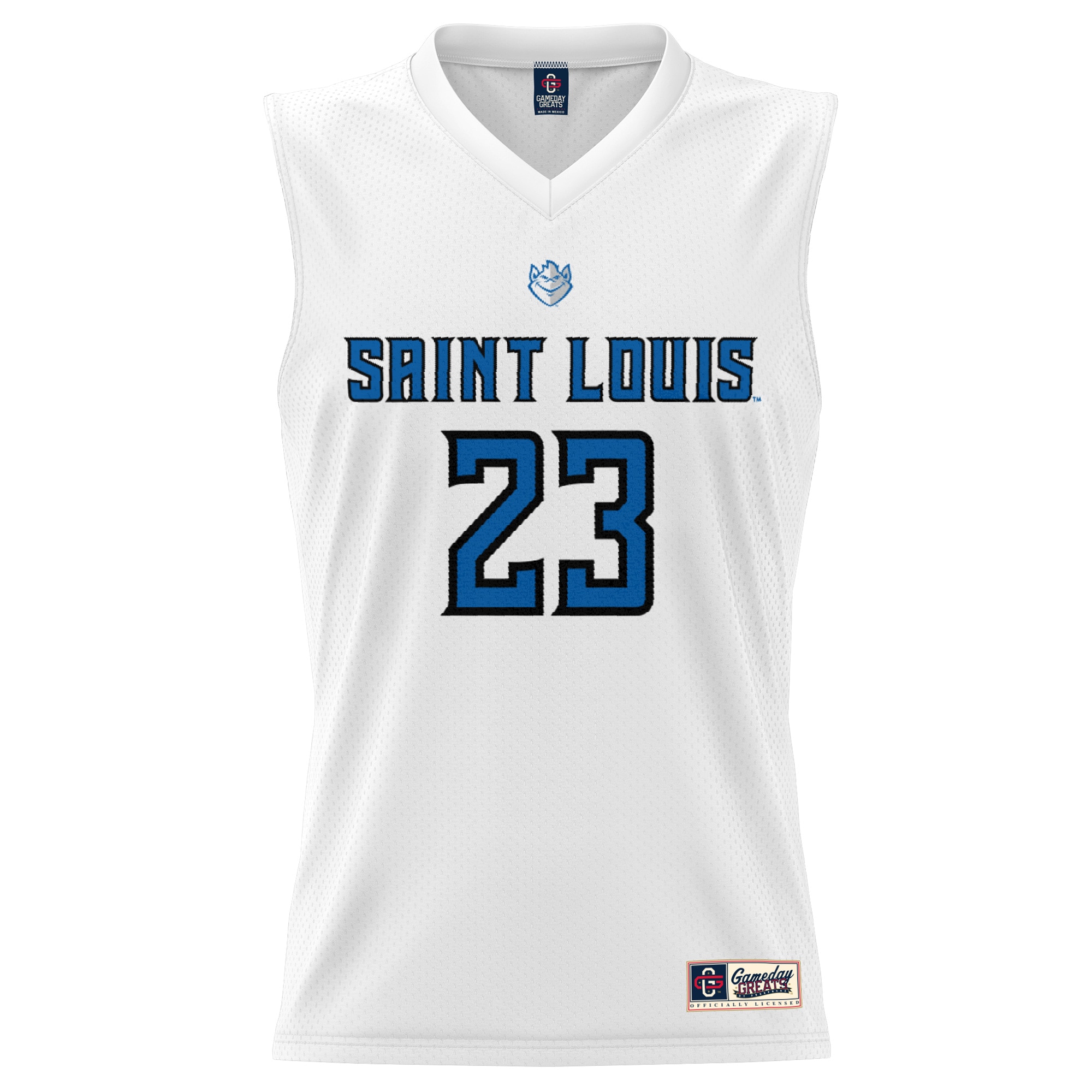 [NJP] Saint Louis Billikens GameDay Greats Unisex Lightweight Basketball Jersey - White