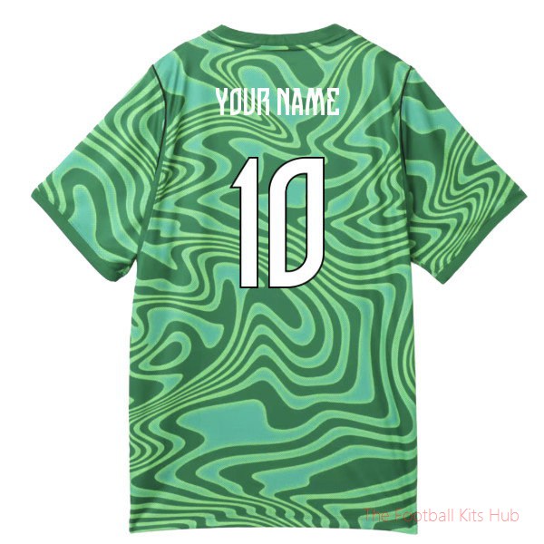 [JED] 2026/27 Brazil Goalkeeper Shirt (Green) - Kids (Your Name)