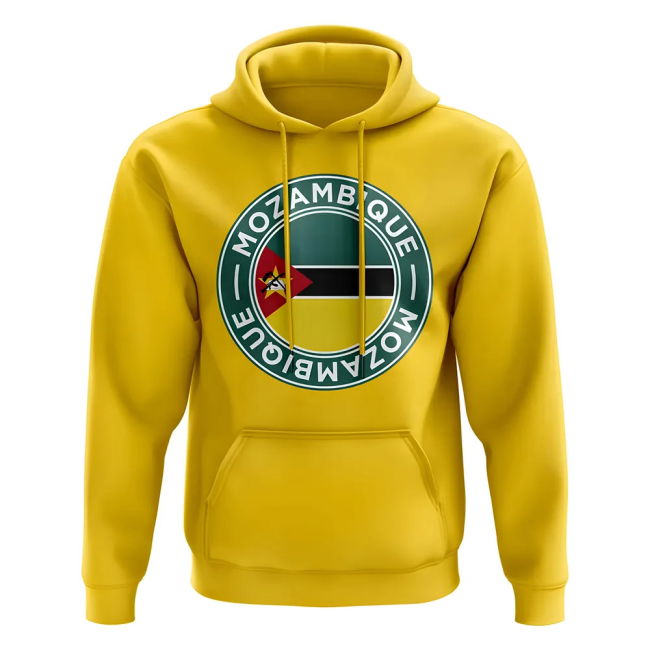 Climate-Control Collector'S-Item Mozambique Football Badge Hoodie