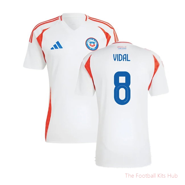 2024-2025 Chile Away Shirt (VIDAL 8)