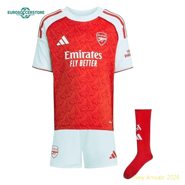 Arsenal Children 2025 Home Jersey Shirt Football Fan For Football Match Day Supporter Game Day Apparel