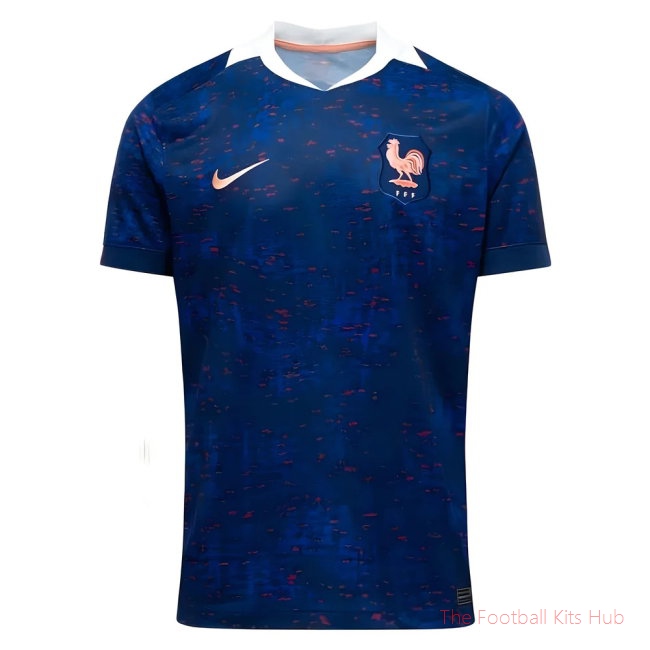 2025 France Womens Team Home Shirt (Kids)