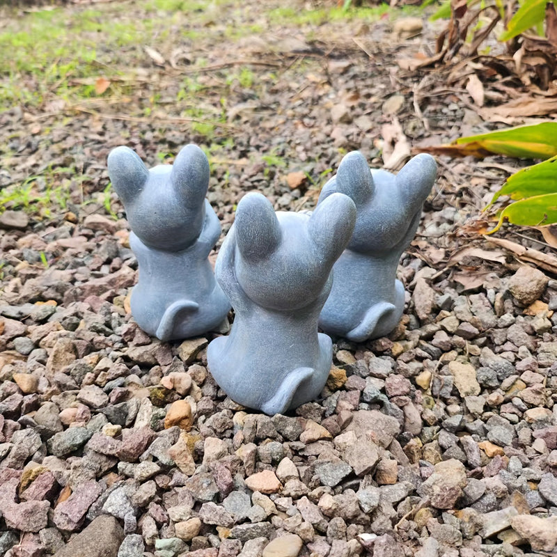 Comfortable Bonchien Charming Frenchie Resin Statue for Pet Enthusiasts