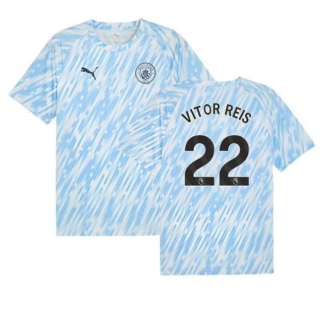 Vitor Reis 22 2025-2026 Man City Club Home Kit (1)