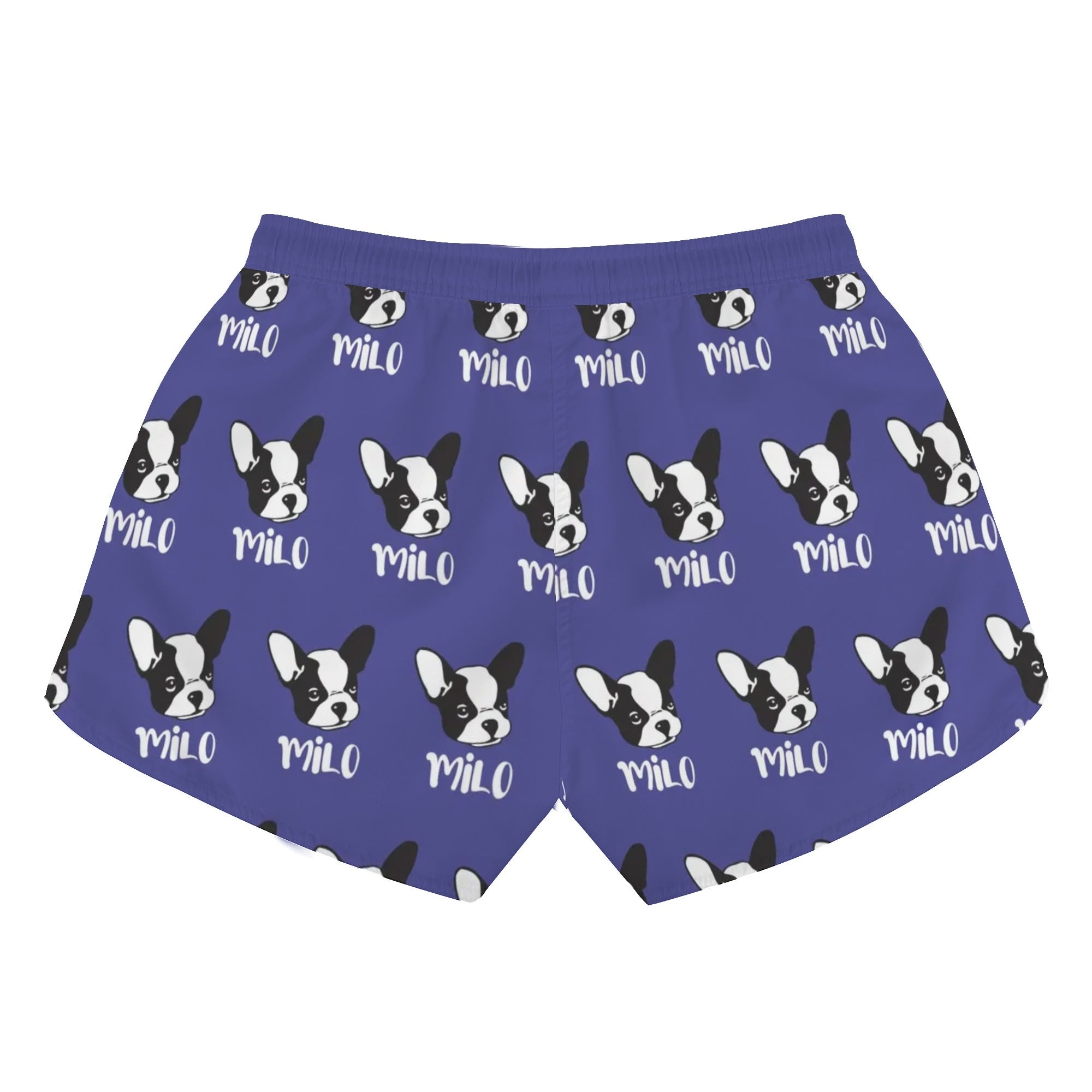 French Bulldog Lover Custom Women's Beach Shorts With French Bulldog
