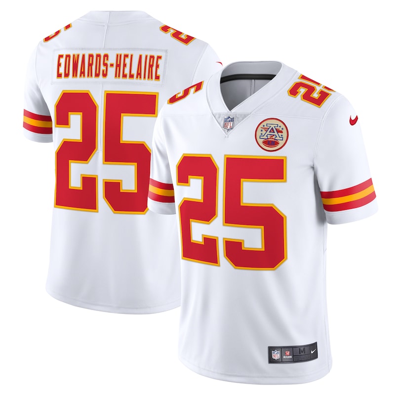None Clyde Edwards-Helaire Star Player KC Chiefs Cost-Effective Jersey