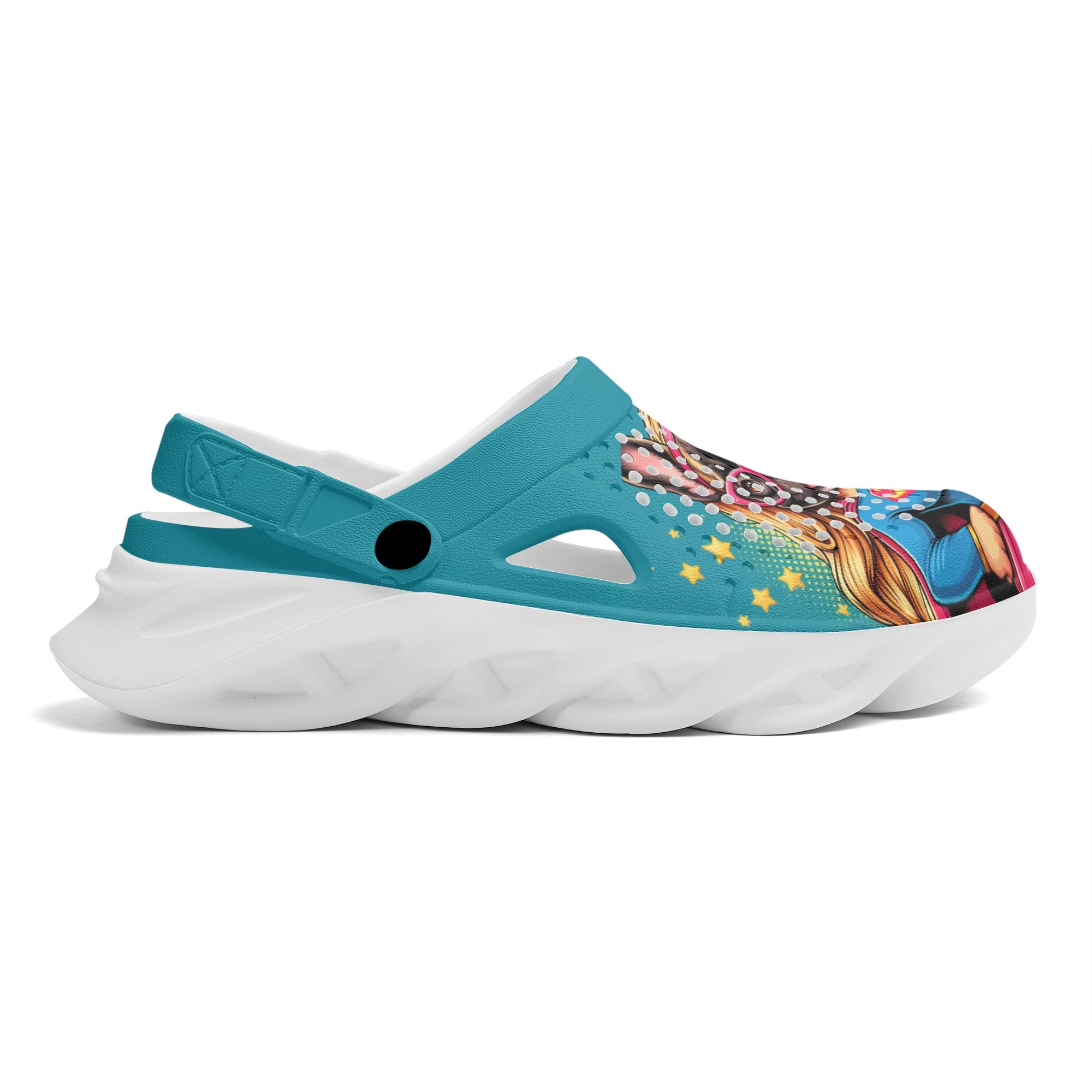 French Bulldog Roxy Summer Hollow Out Clogs Practical Pet Supply