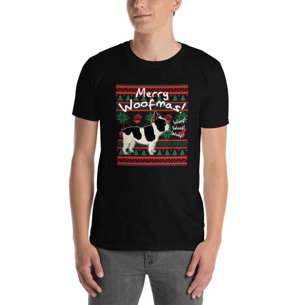 Merry Woofmas - Everyday Christmas T-shirt Outdoor Style | Comfy Fit