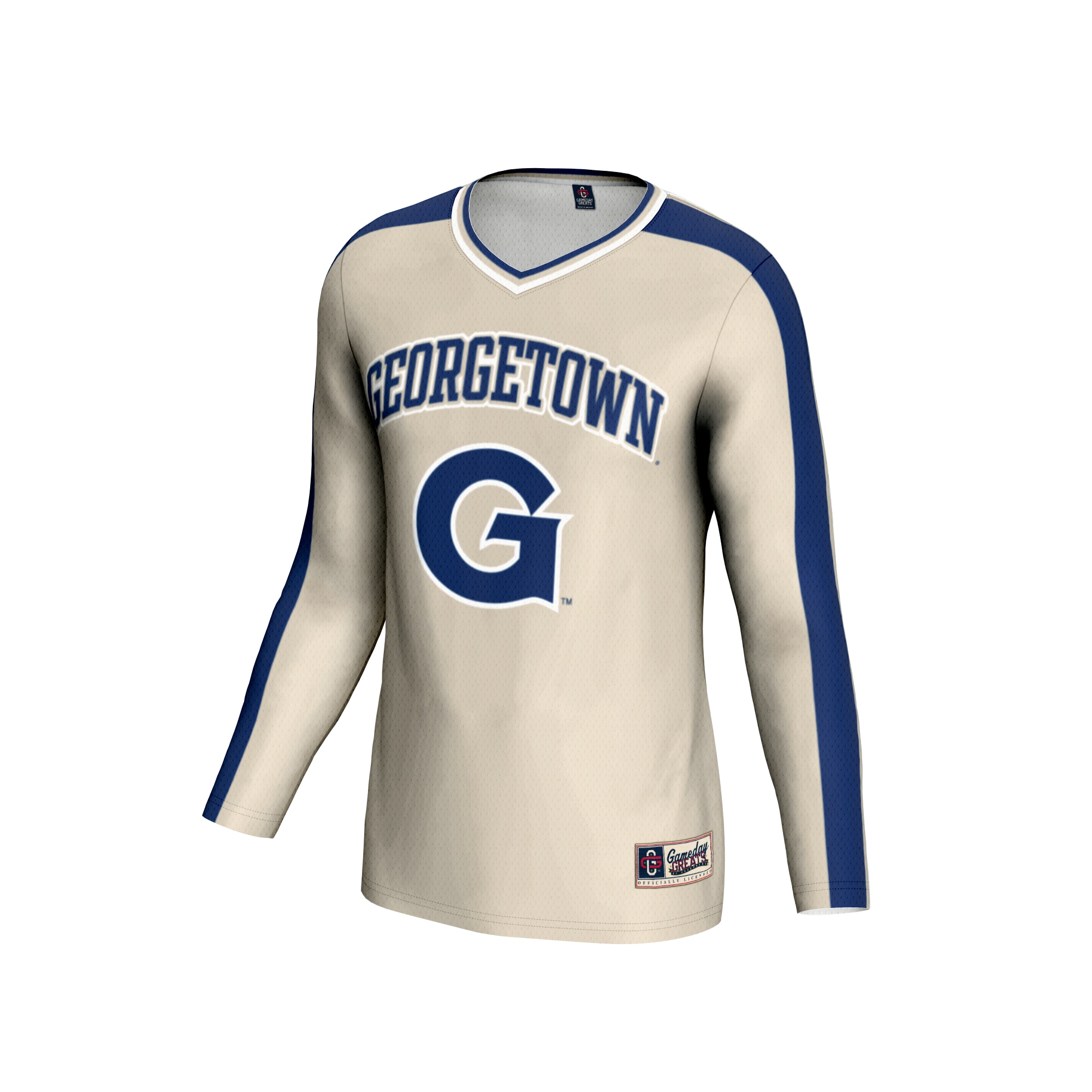 [DDG] Georgetown Hoyas GameDay Greats Youth #1 Lightweight Volleyball Fashion Jersey - Gray