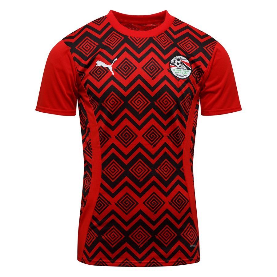 Egypt Training T Shirt Pre Match Africa Cup Of Nations 2025 Puma Red/p