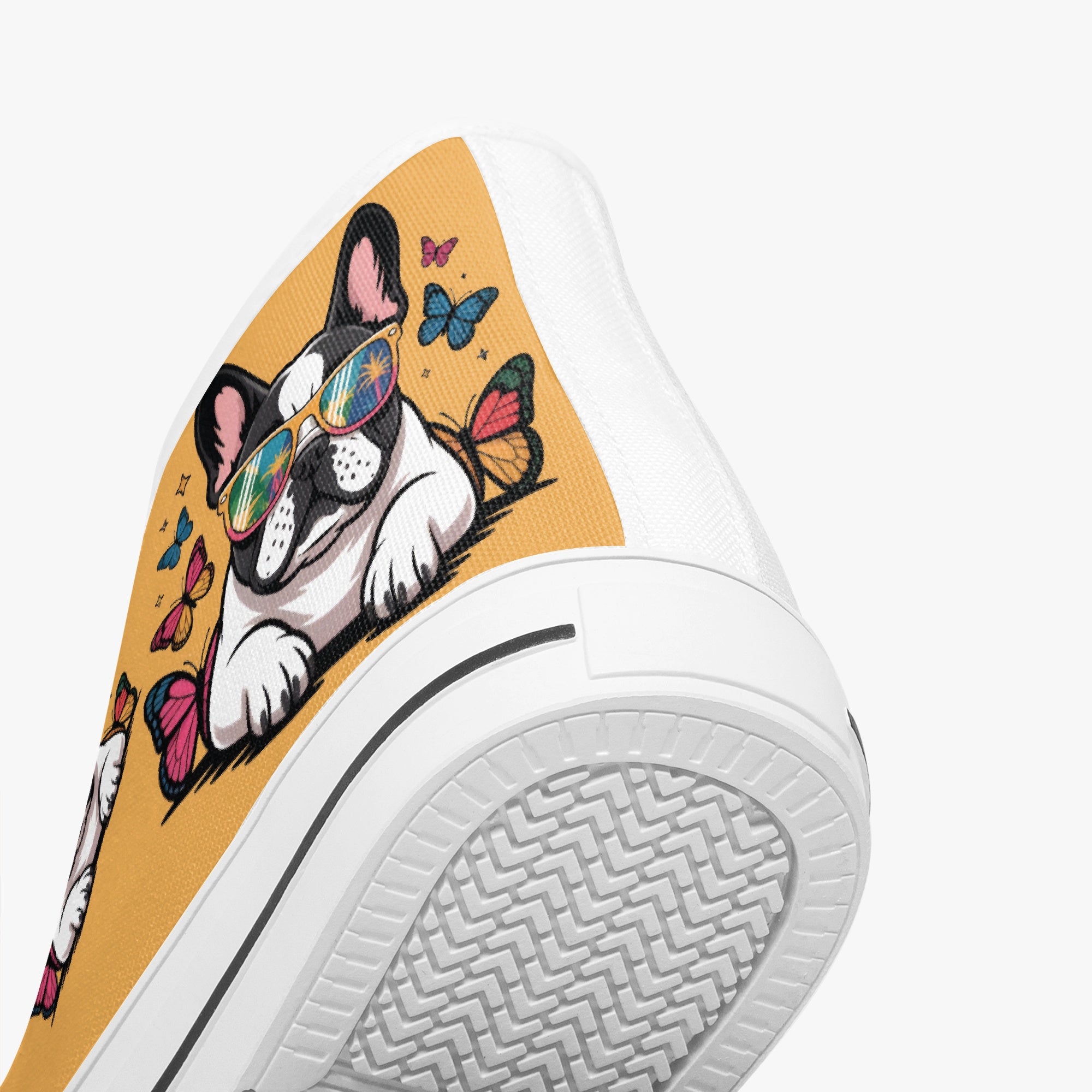 Minimal-Aesthetic Georgette - Classic High-top Canvas Shoes for Dog