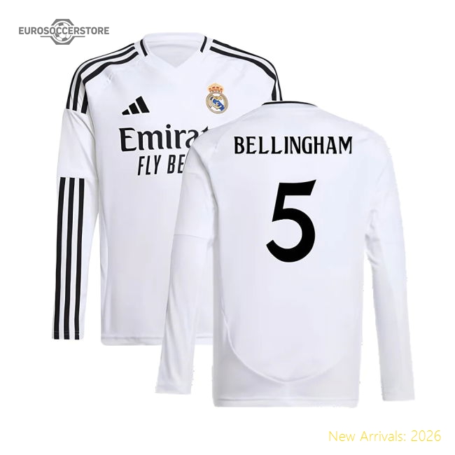 Real Madrid Children 2024 Home Jersey Shirt Football Fan Match Day For Football Fans