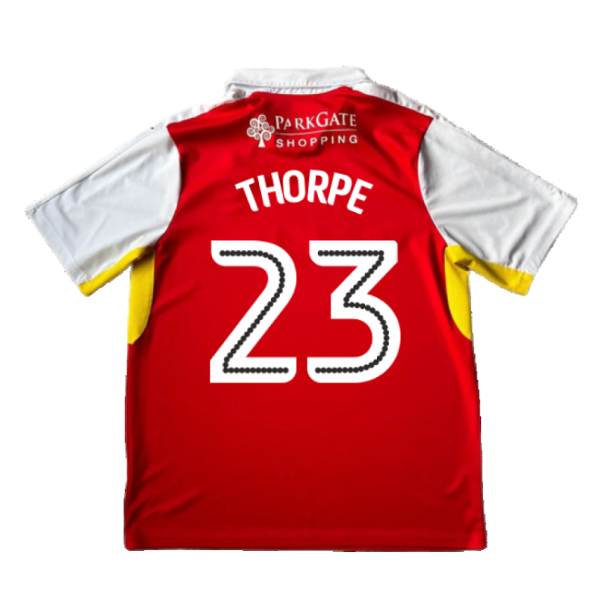 Rotherham Home Shirt Good Xl Thorpe #23 Ultra Comfort Authentic La...
