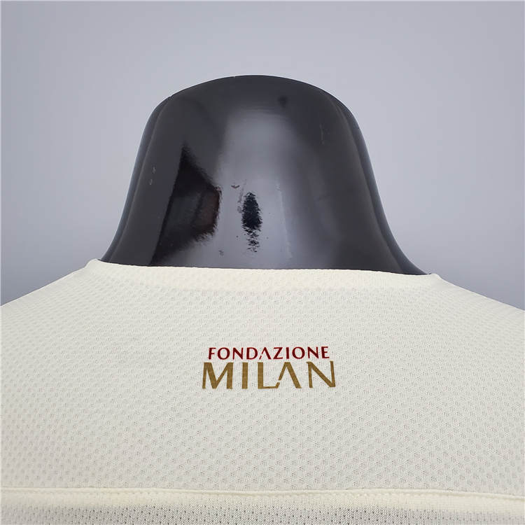 Elite Series AC Milan 21-22 Away Yellow Soccer Jersey Football Shirt
