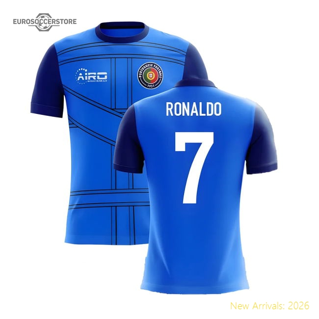 High-quality Kids Football Team Ronaldo Jersey 2025-2026 Tag-free