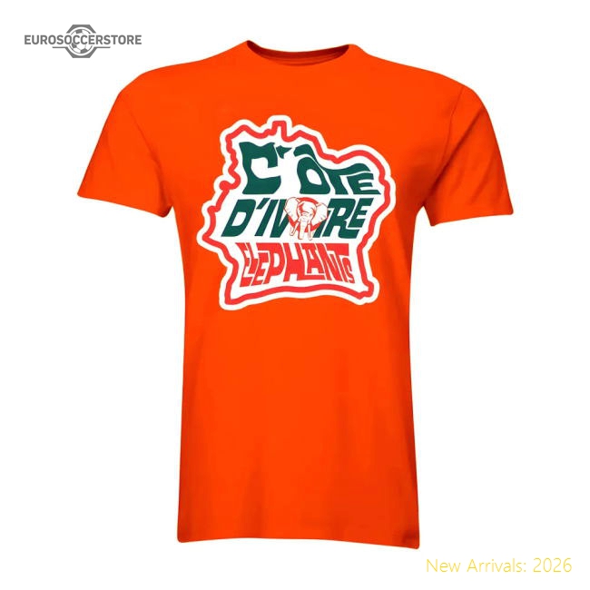 Ivory Coast The Elephants T-shirt (orange) - Fan Collection