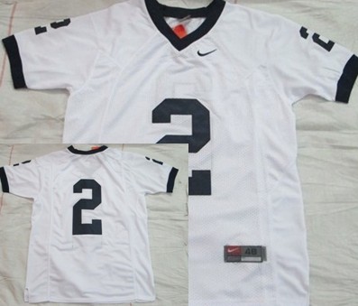 moisture wicking Men's None White Jersey #2 White 2024 Football Jersey