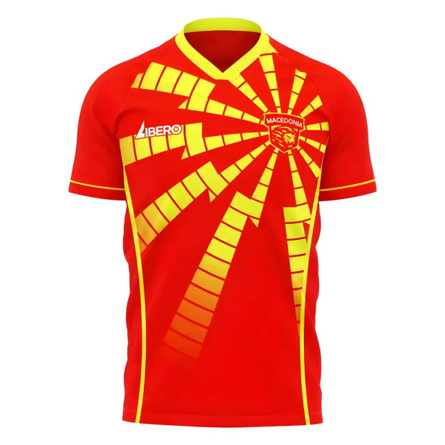 Latest North Macedonia Home Match Shirt 2025-2026