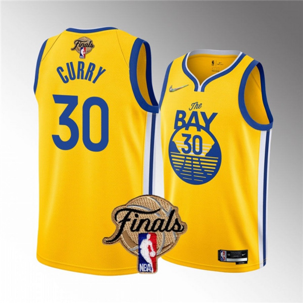 Elite Jersey Golden State Warriors Stephen Curry30 - Yellow - Basketball Fan Gear