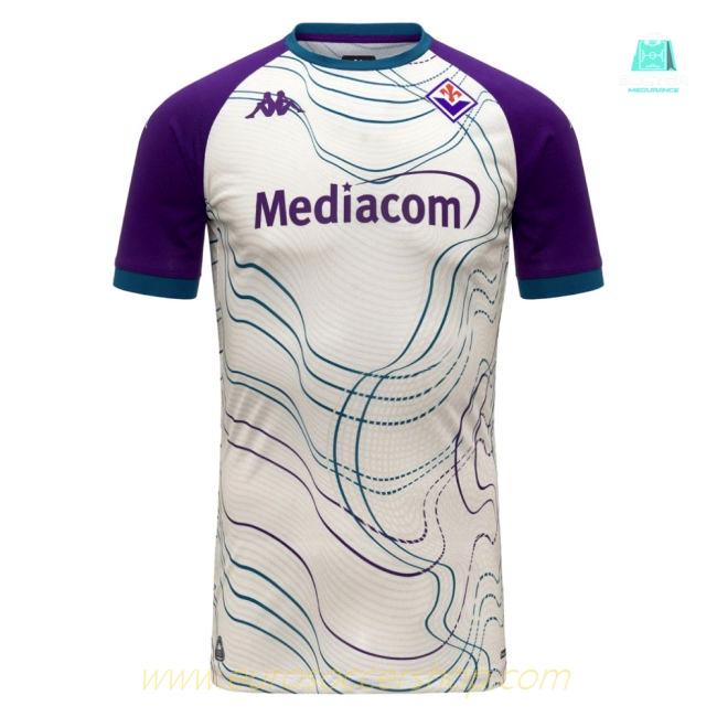 2025-2026 Fiorentina Pre Match Shirt (White-Violet) (Your Name)