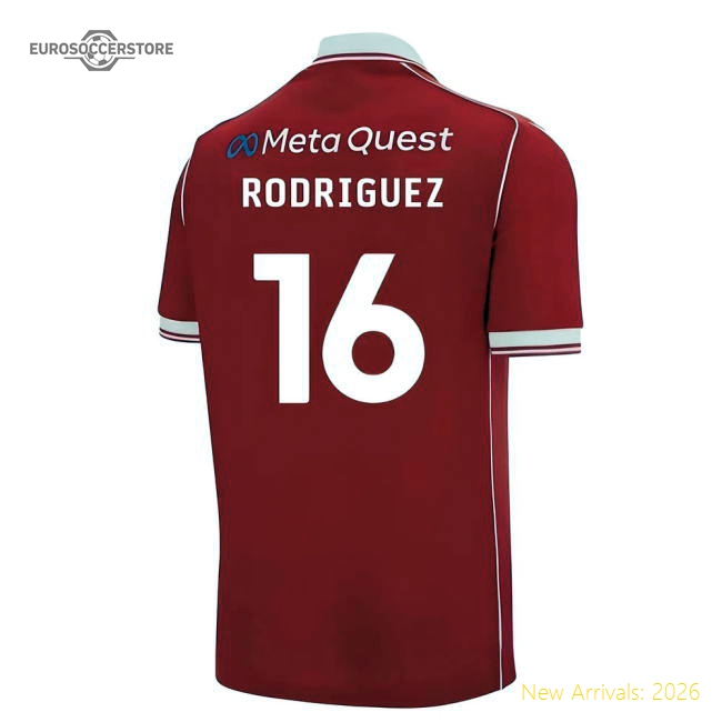 Premium 2025-2026 Wrexham Home Shirt (rodriguez 16) - Premium Quality