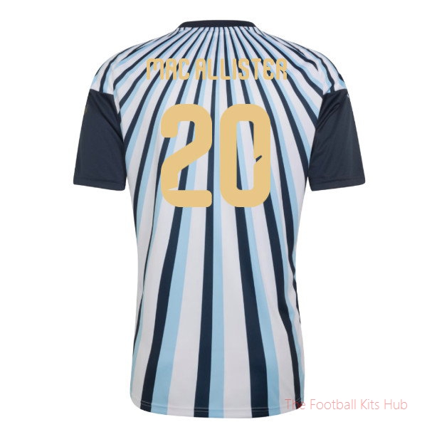 Argentina 2026-2027 Home Pre-Match Shirt (Mac Allister 20)