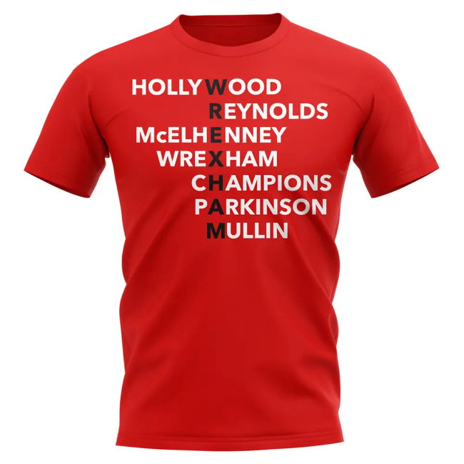 Wrexham Champions supporter T-Shirt (Unisex