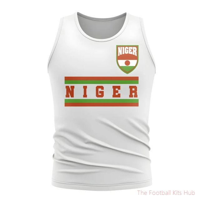 Niger Core Football Country Sleeveless Tee (White)