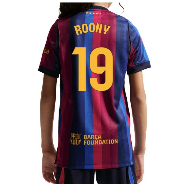 [LLS] 2026-2027 Barcelona Home Shirt (Kids) (Roony 19)