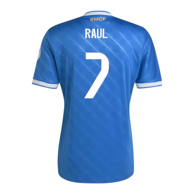 2025-2026 RM Third Football Shirt (Raul 7) Quick Dry Reinforced Seams
