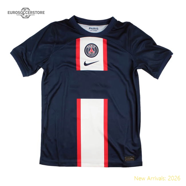 Trending Psg 2022-23 Home Shirt (Sponsorless) (Xxl) Mbappe #7 (Bnwt)