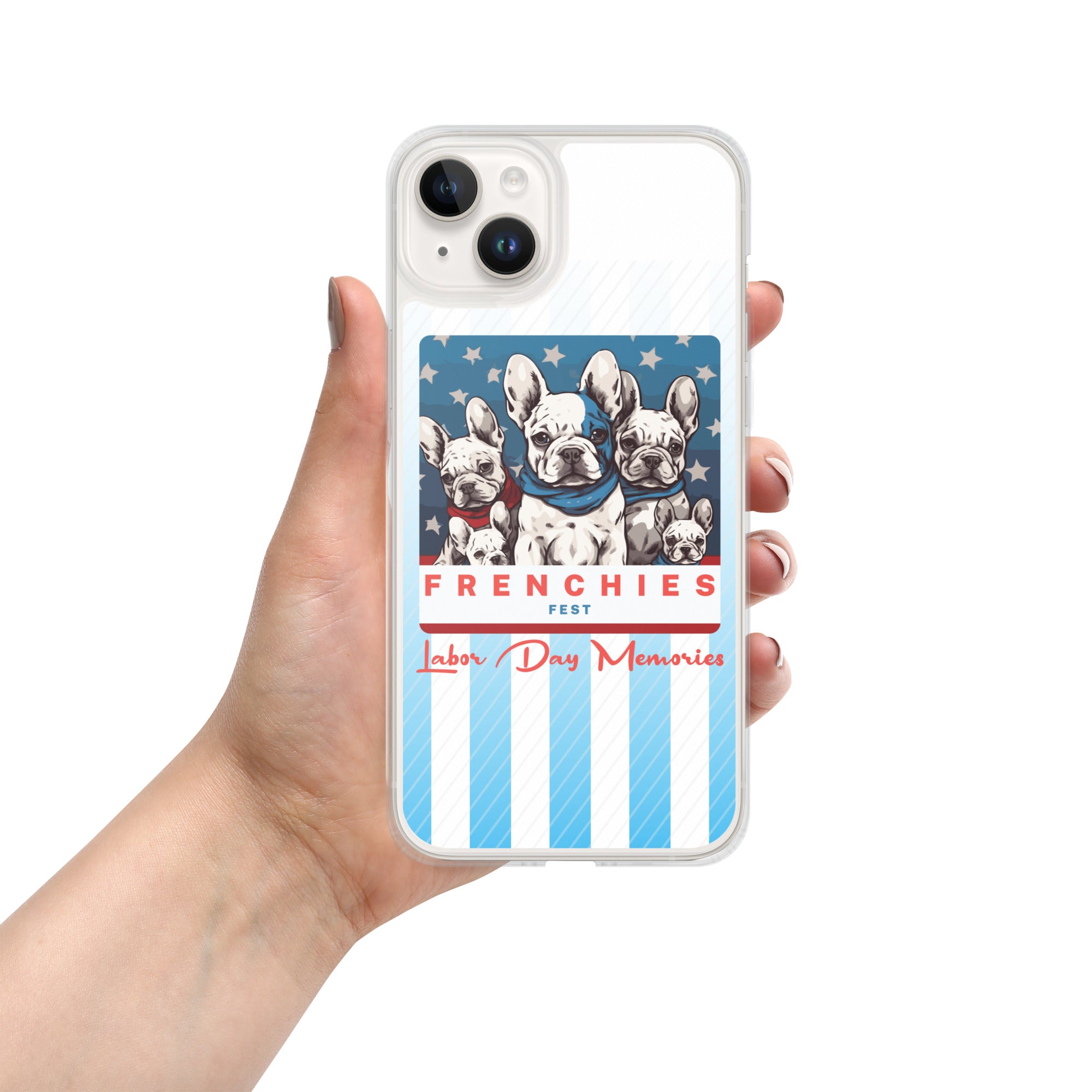 Stylish Labor Day - Clear Case For Iphone® for French Bulldog Lovers