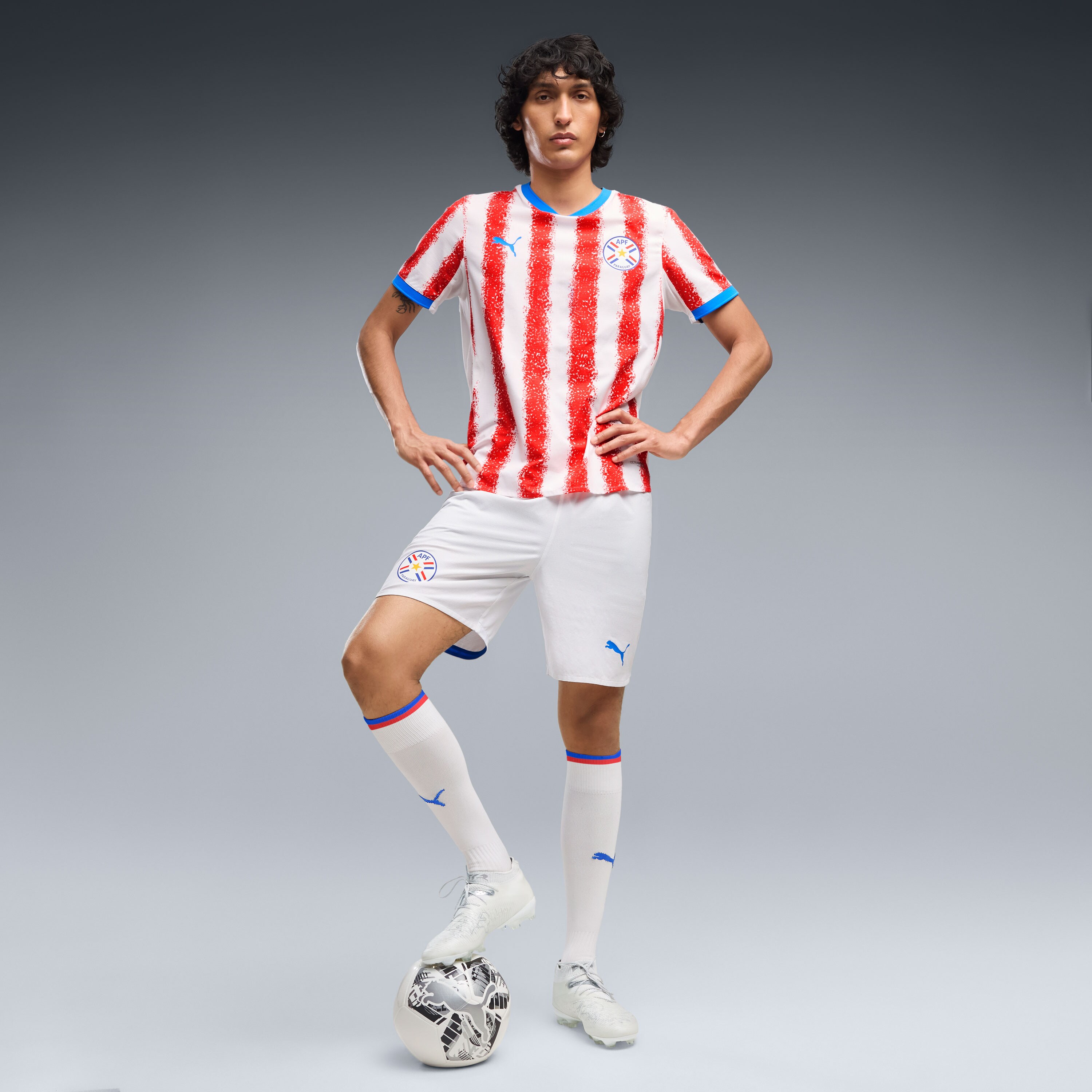[SJH] Paraguay National Team 2026 Home On-Field Authentic Jersey - White