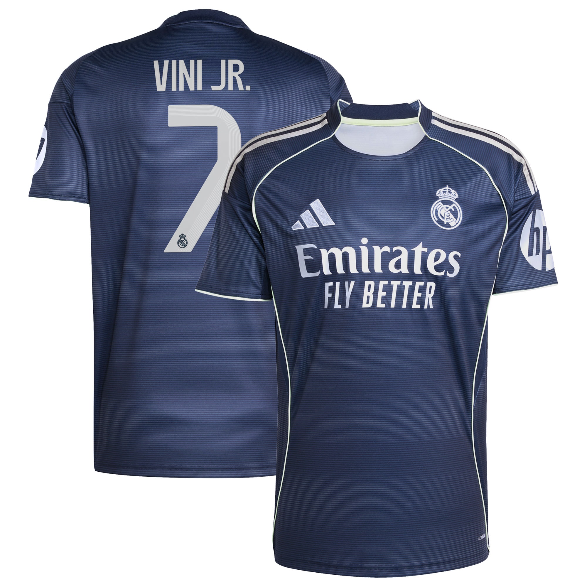 [JED] Vini Jr. Real Madrid 2025/26 Away Replica Player Jersey - Blue