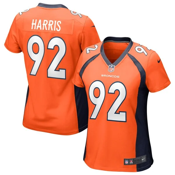 None Jonathan Harris Game Jersey - Orange | NFL Player Jersey