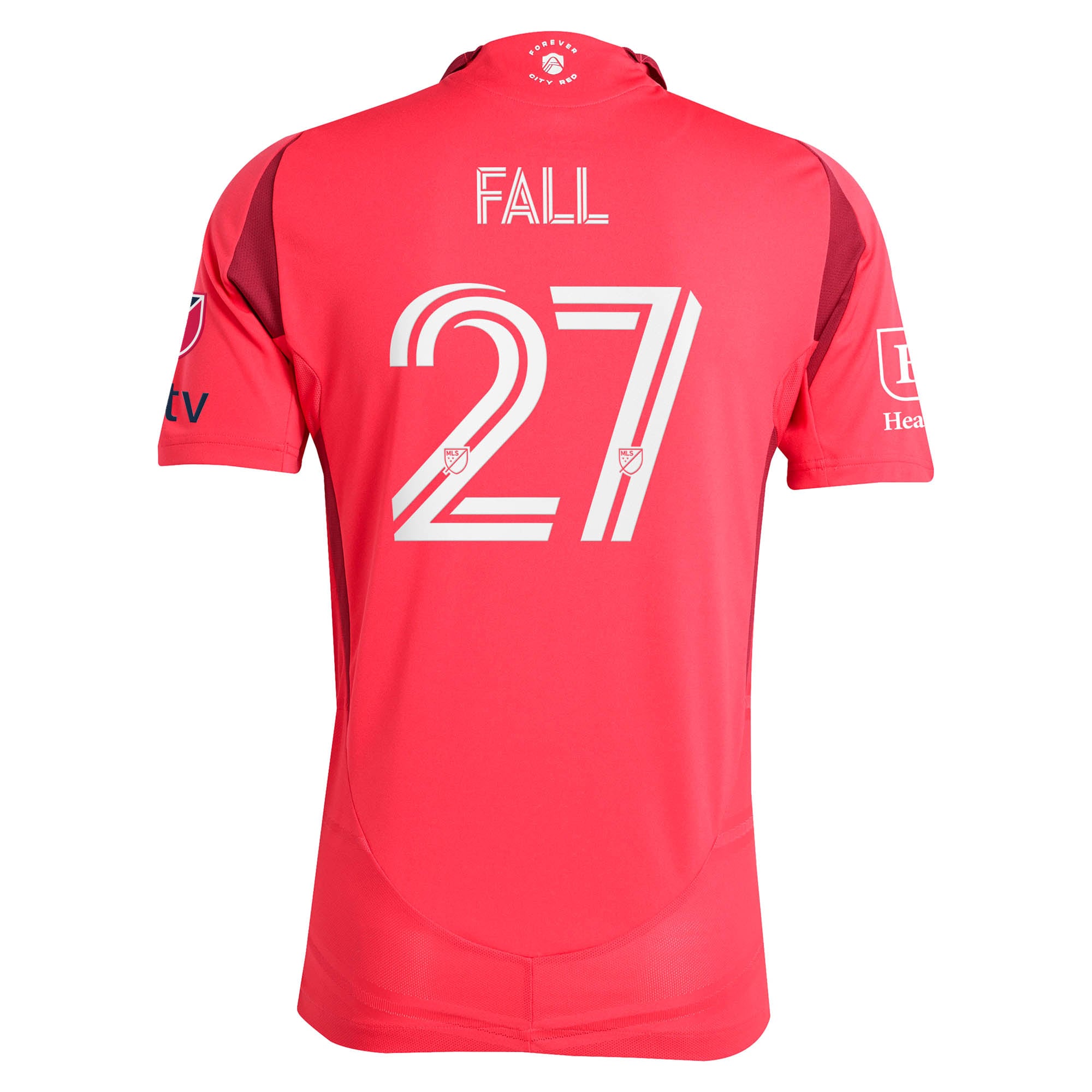 [SJH] Fallou Fall St. Louis CITY SC 2025 Forever CITY Red On-Field Authentic Jersey - Red