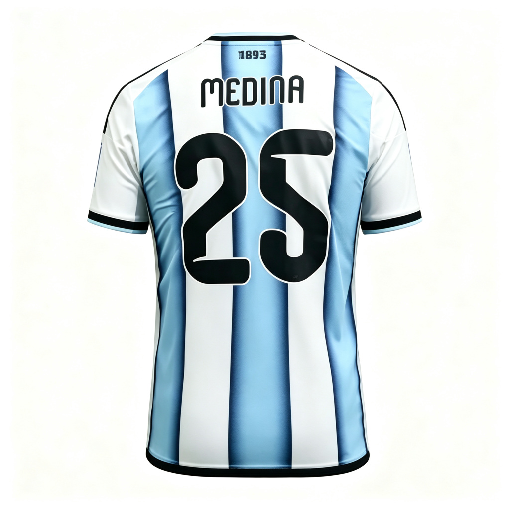 [HP]  Argentina Facundo Medina #25 Home Jersey 2026 World Cup
