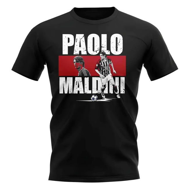T-Shirt for Paolo Maldini Player Collage fans (Adult