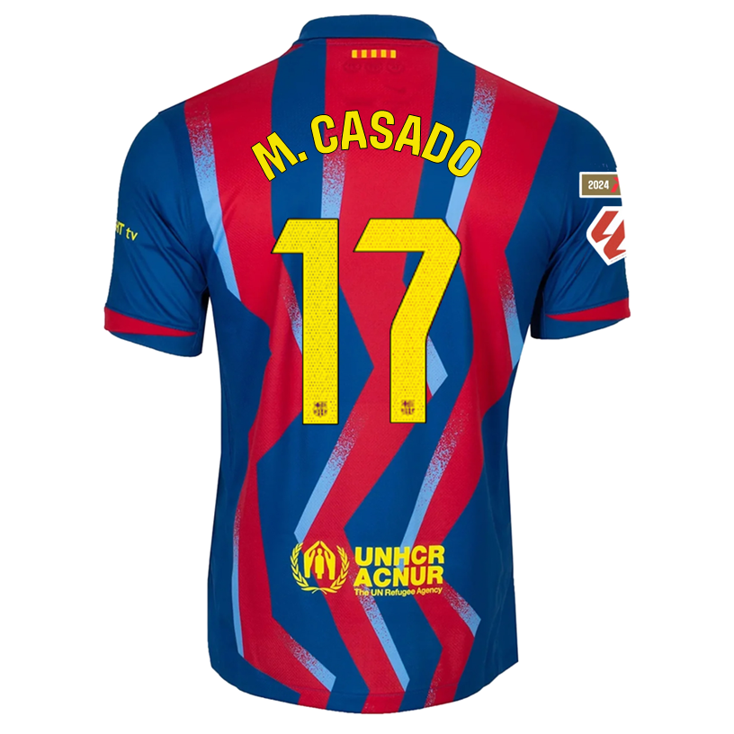 Barcelona Patches 2025-2026 La  Home Jersey – Authentic Shirt