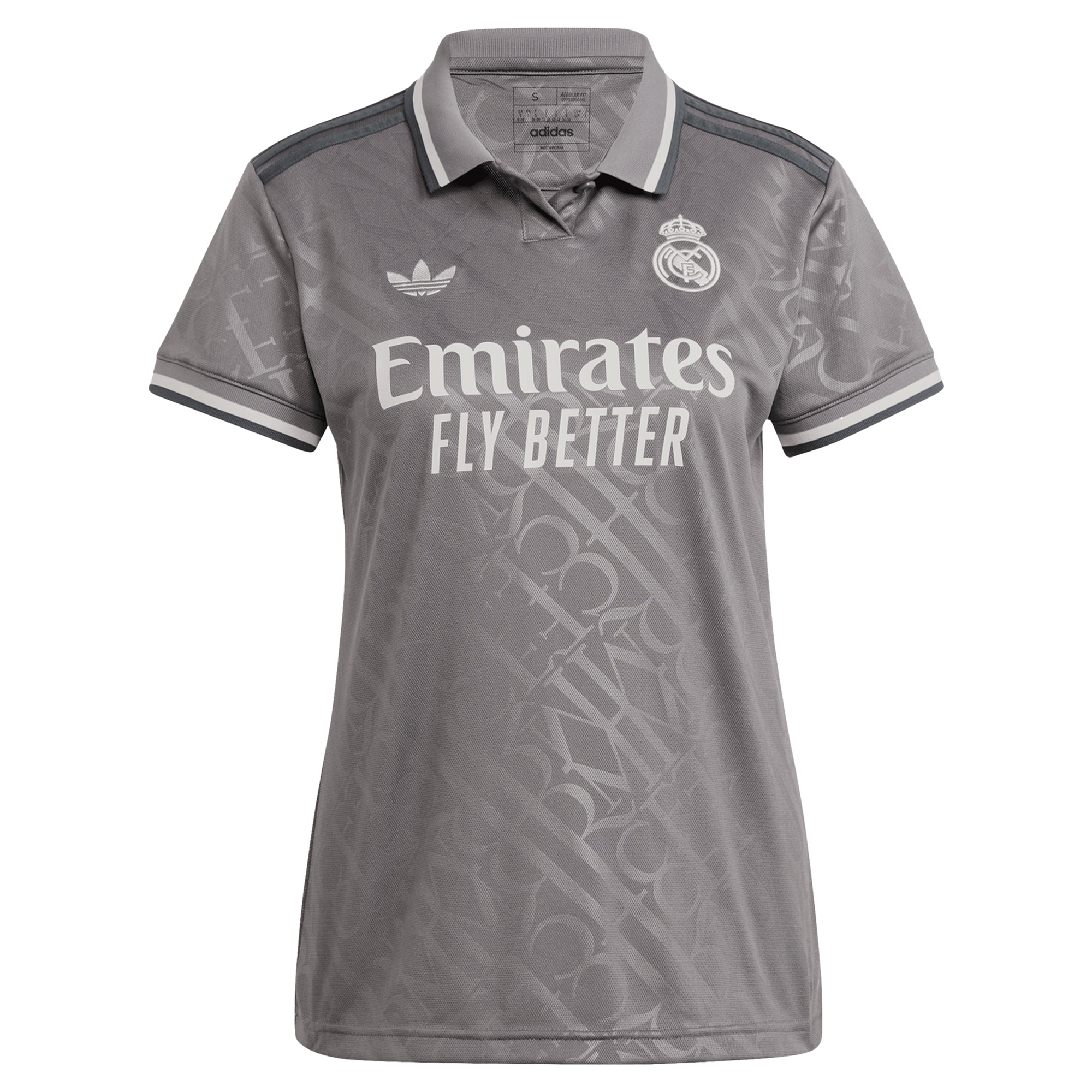 [JED] Vini Jr. Real Madrid Originals Women's 2024/25 Third Replica Player Jersey - Charcoal