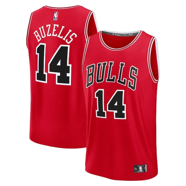Matas Buzelis CHI Authentic Replica Jersey - Red - Licensed Product