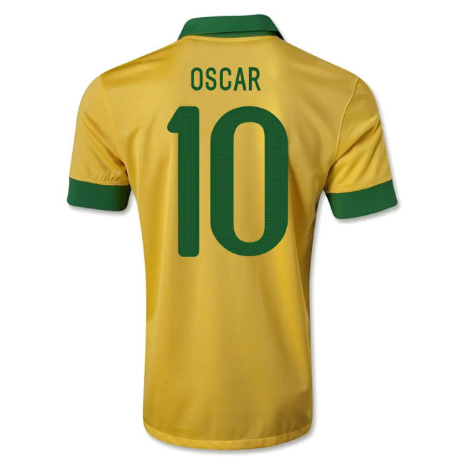 Professional 2013-14 Brazil Home Shirt (Oscar 10) - Kids