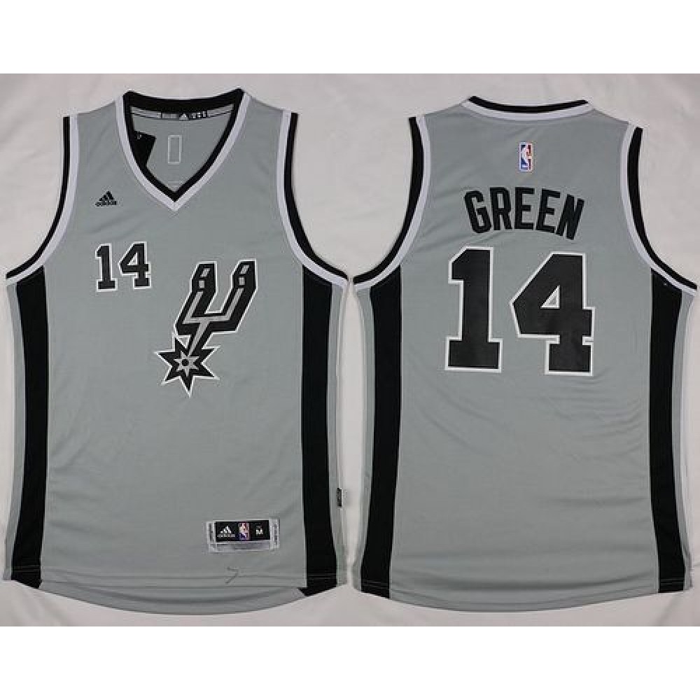 Game Day Elite Men's SAS #14 Danny Green Basketball Jersey