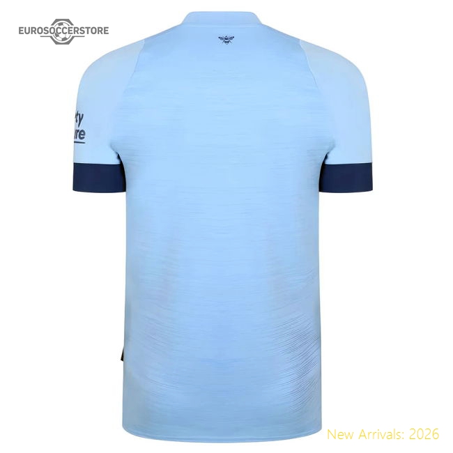 Brentford Away Kit 2022-2023 Match Day Jersey Stadium Approved